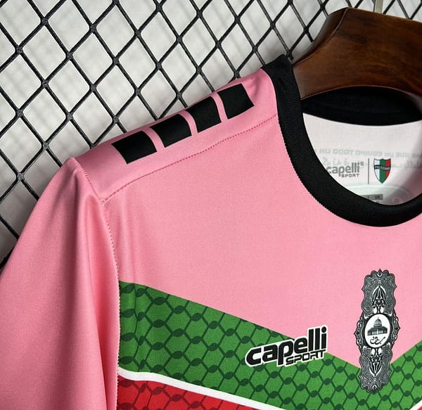 2024/25 CD Palestino Pink Graffiti Jersey - Image 6