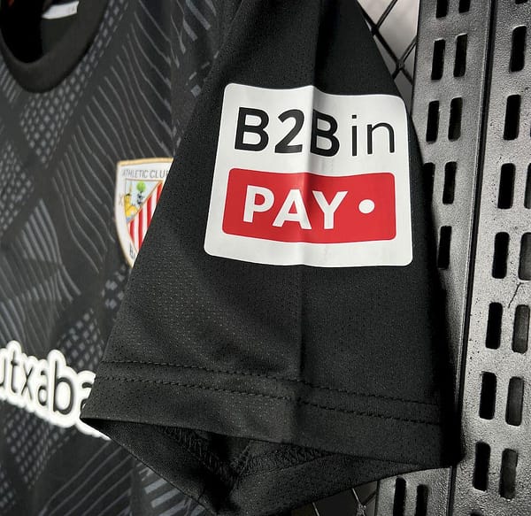 24/25 Athletic Bilbao Goalkeeper Black Jersey - Image 4
