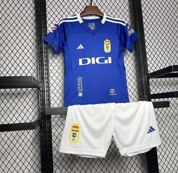 24/25 Kids Real Oviedo Home Jersey - Image 3