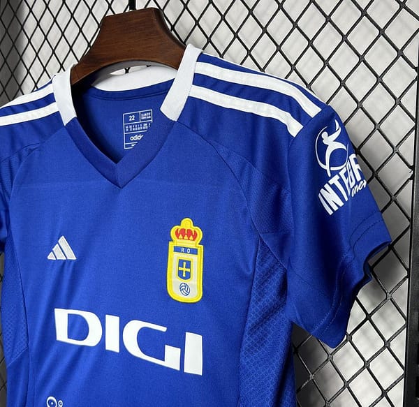 24/25 Kids Real Oviedo Home Jersey - Image 4