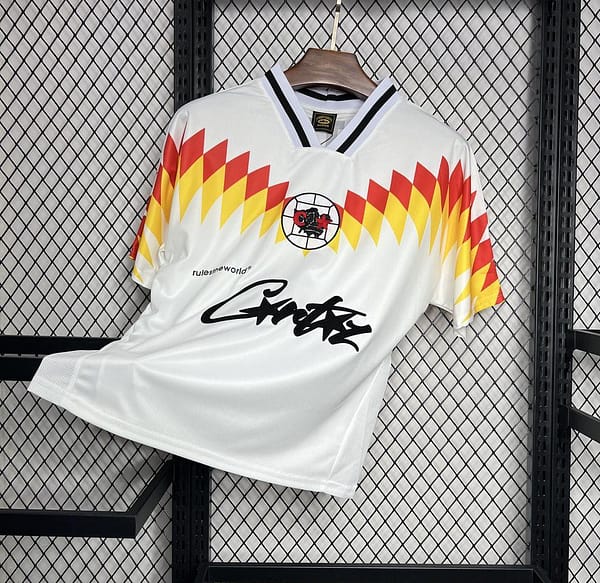 Retro 1995 Club America White Corteiz Jersey - Image 2