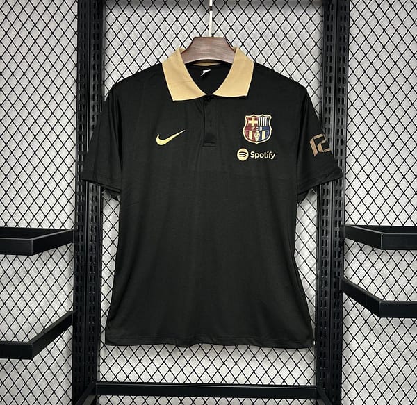 24/25 Barcelona Polo Black Jersey