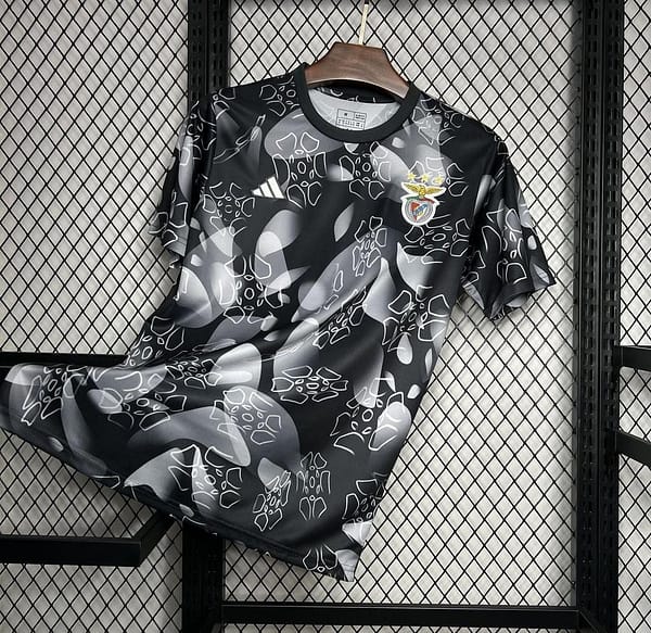 24/25 Benfica Black Pre-Match Training Jersey - Image 7