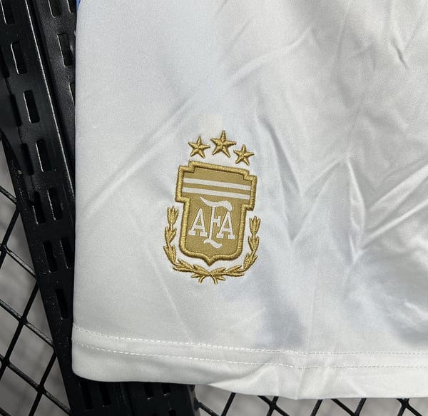 2024 Argentina  Home White Shorts - Image 2
