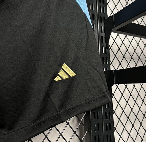 2024 Argentina Home Black Shorts - Image 2