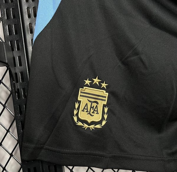 2024 Argentina Home Black Shorts - Image 3