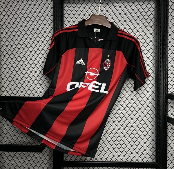 Retro 2000/02 AC Milan Home Jersey - Image 2