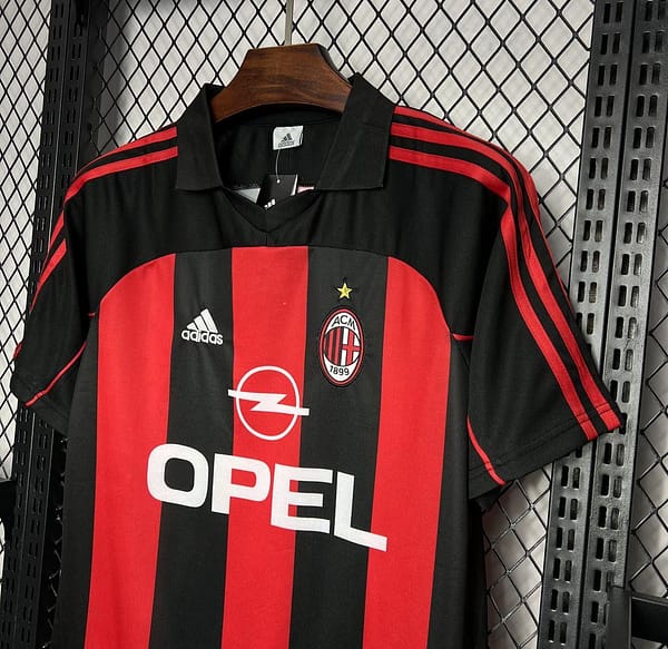 Retro 2000/02 AC Milan Home Jersey - Image 4