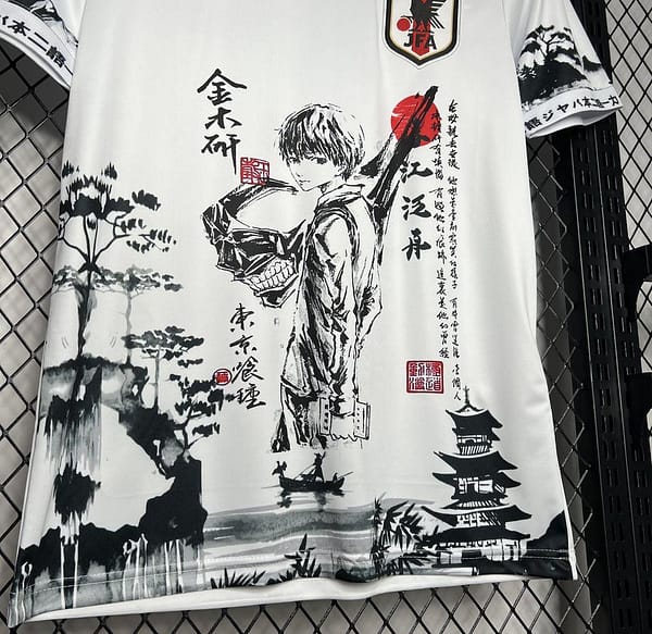 2024 Japan Tokyo Ghoul Kaneki Ken White Special Jersey - Image 5
