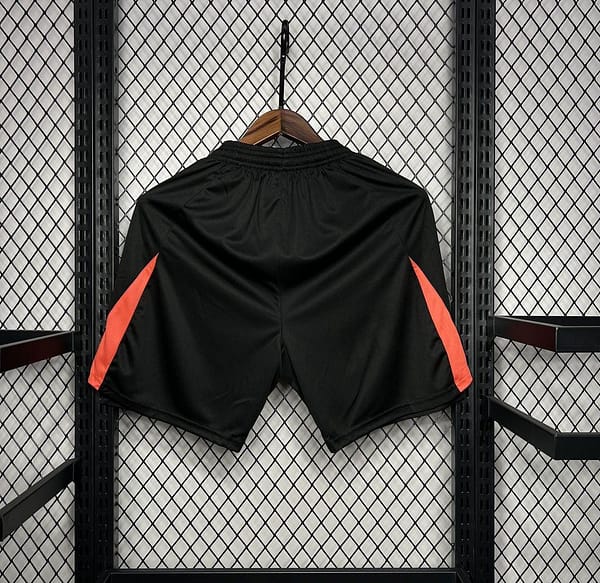 2024 Spain Euro Goalkeeper Black Shorts - Image 3