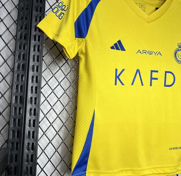 24/25 Kids Al-Nassr Home Jersey - Image 4