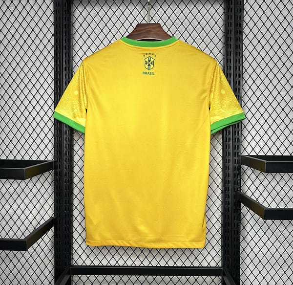 2024 Brazil Christ Yellow Goalkeeper Special Jersey - Image 3