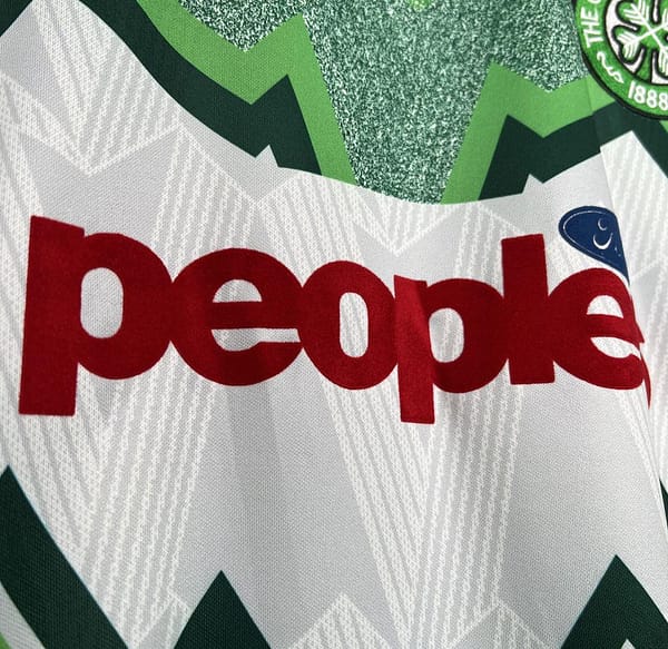 Retro 91/92 Celtic Away Green Jersey - Image 7
