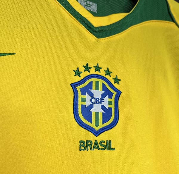 Retro 2004 Brazil Home Jersey - Image 5