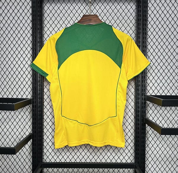 Retro 2004 Brazil Home Jersey - Image 7
