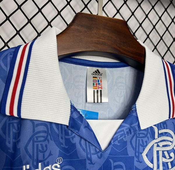 Retro 96/97 Glasgow Rangers Home Jersey - Image 3