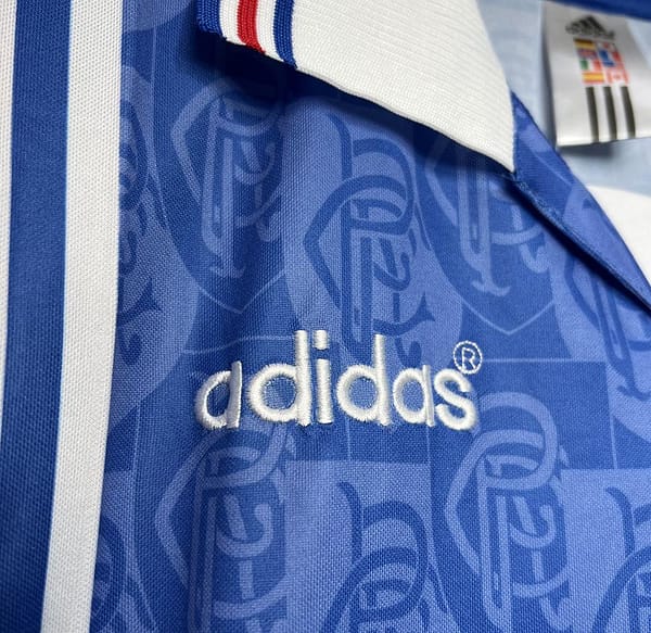 Retro 96/97 Glasgow Rangers Home Jersey - Image 8