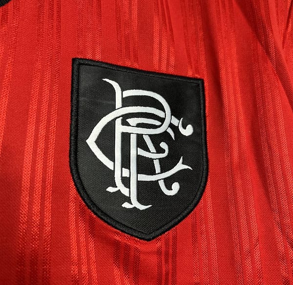 Retro 95/96 Glasgow Rangers Away White/Red Jersey - Image 8