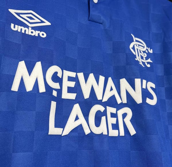 Retro 87/90 Glasgow Rangers Home Jersey - Image 6