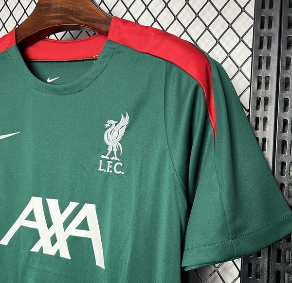 24/25 Liverpool Dark Green Pre-match Jersey - Image 4