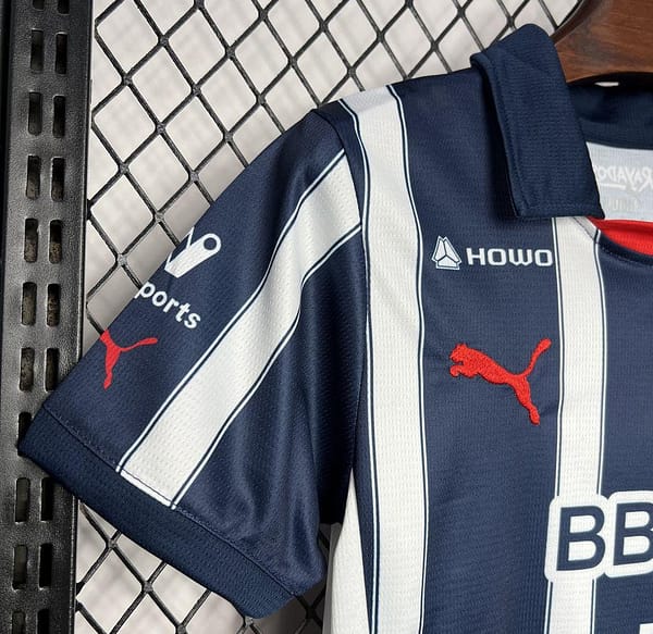24/25 Kids Monterrey Home Jersey - Image 2