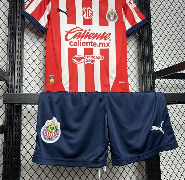 24/25 Kids Chivas Guadalajara Home Jersey - Image 5