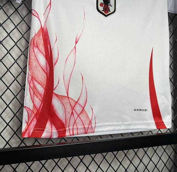 2024 Kids Japan Away White Jersey - Image 5