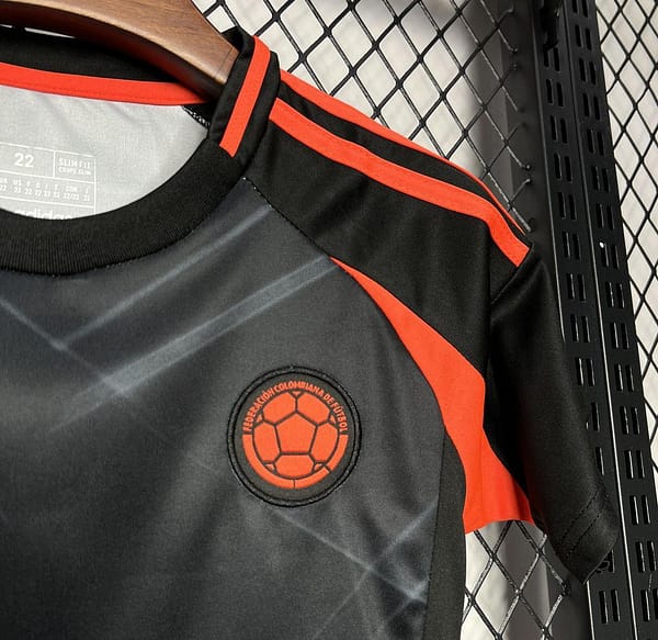 2024 Kids Colombia Black Jersey - Image 2