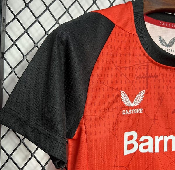 24/25 Kids Bayer 04 Leverkusen Home Jersey - Image 2