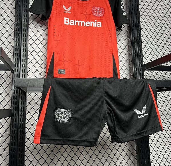 24/25 Kids Bayer 04 Leverkusen Home Jersey - Image 6