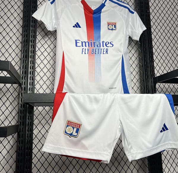 24/25 Kids Olympique Lyonnais Home Jersey - Image 3