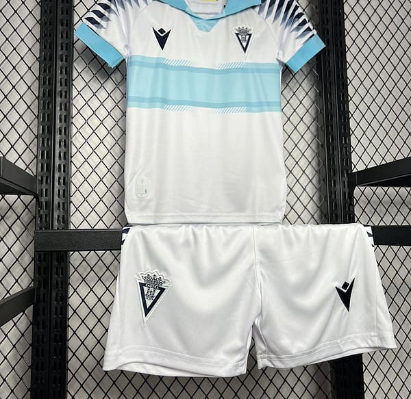 24/25 Kids Cadiz Away White Jersey - Image 3