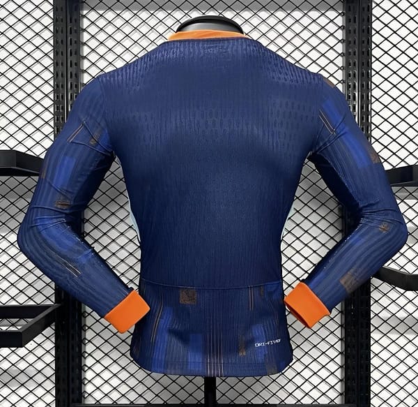 Player Version 2024 Netherlands Away Long Sleeve Jersey - Image 3