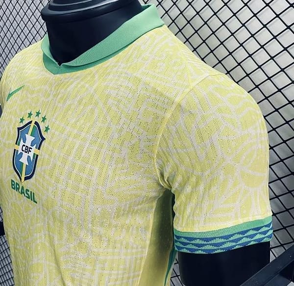 Player Version 2024 Brazil Home Jersey - Image 4