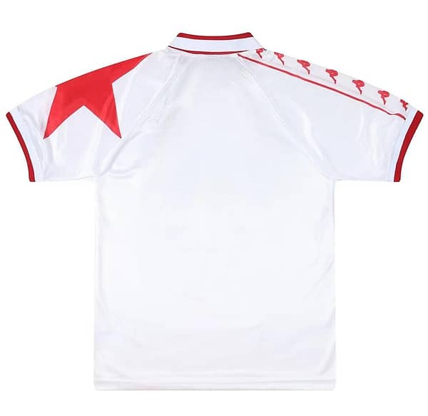 Retro 95/97 Red Star Belgrade Away White Jersey - Image 2