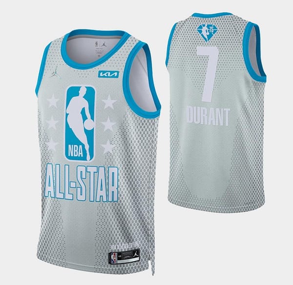 Adult 2022 All-Star Kevin Durant Gray Jersey