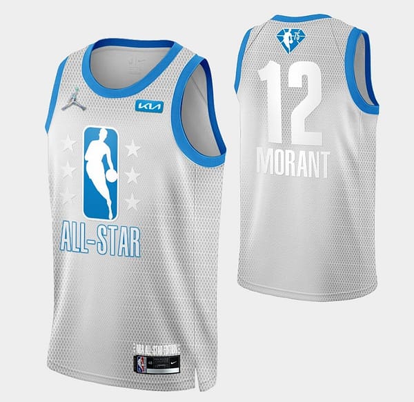Adult 2022 All-Star Ja Morant Gray Jersey