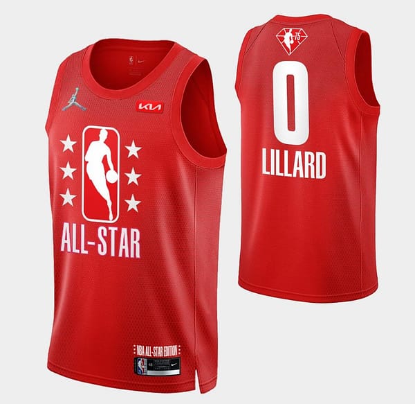Adult 2022 All-Star Dejounte Murray Red Jersey