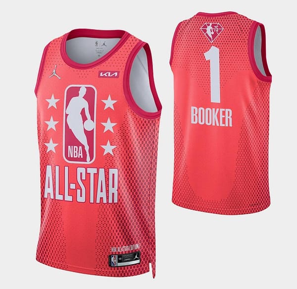 Adult 2022 All-Star Devin Booker Maroon Jersey