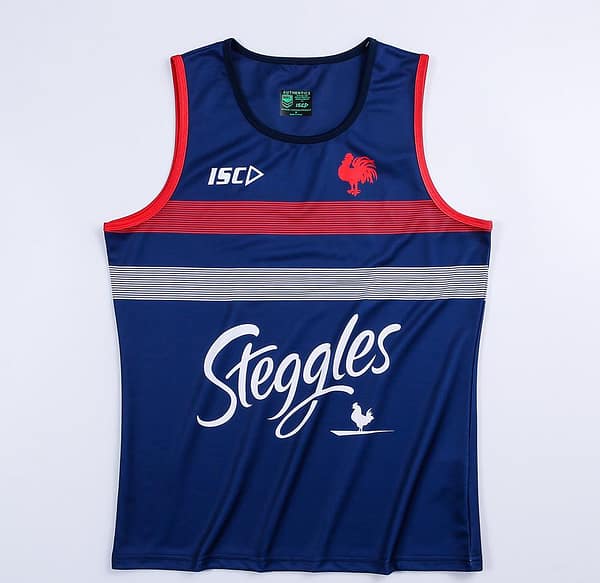 Sydney Roosters 2020 Men's Training Rugby Singlet - Image 5