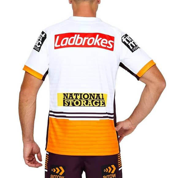 Brisbane Broncos 2021 Men's Away Rugby Jersey - Image 2