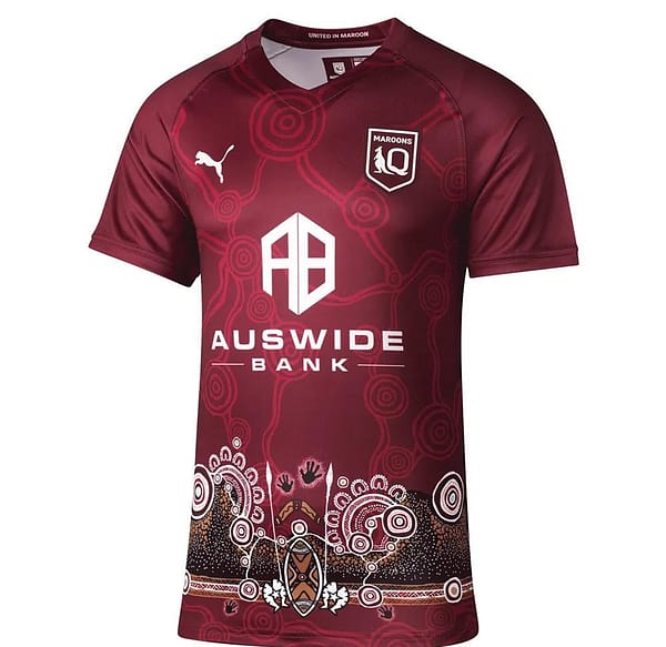 QLD Maroons State of Origin 2022 Men's Indigenous Jersey