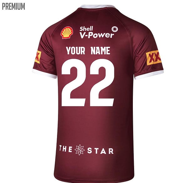 QLD Maroons State of Origin 2022 Men's Home Jersey - Image 3