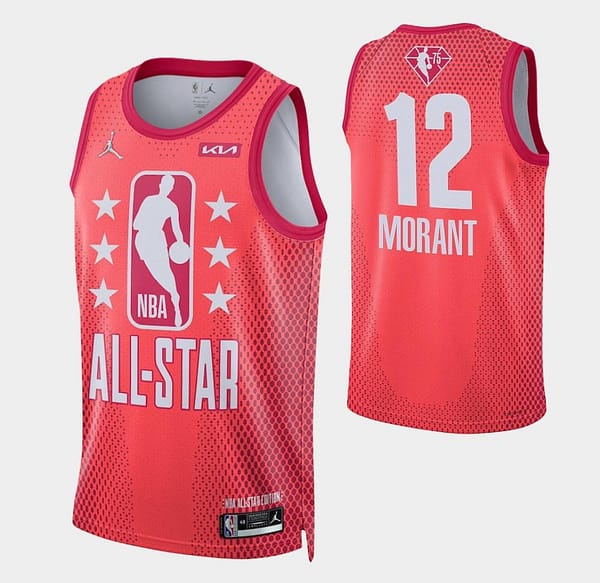 Adult 2022 All-Star Ja Morant Maroon Jersey