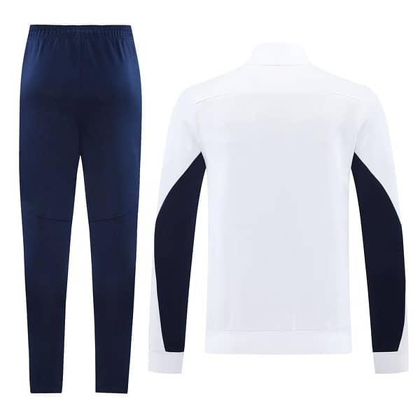 24/25 Olympique Marseille White Full Zipper Jacket +Long Pants - Image 14