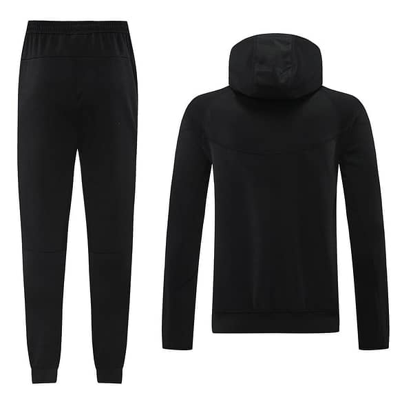 24/25 Barcelona Black Hoodie Full Zipper Jacket +Long Pants - Image 15