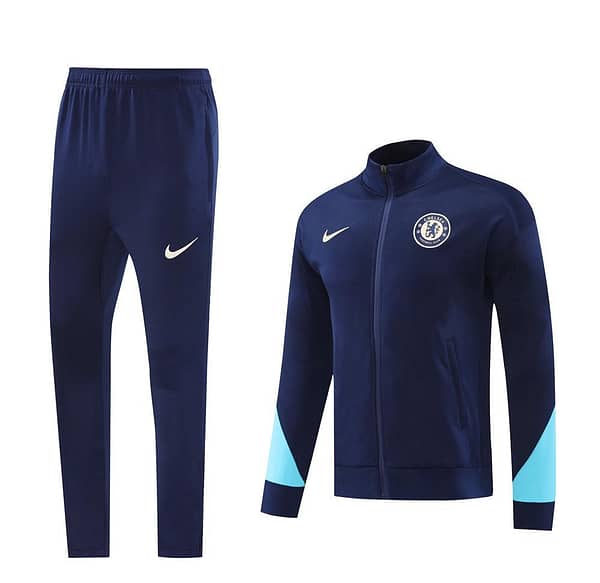 24/25 Chelsea Blue Full Zipper Jacket +Long Pants