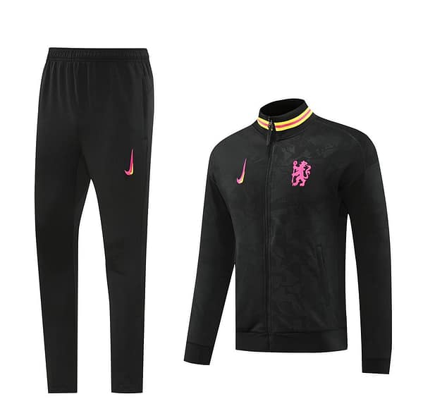 24/25 Chelsea Black Full Zipper Jacket +Long Pants