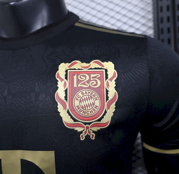 2024/25 Player Version Bayern Munich 125 Anniversary Black Jersey - Image 2