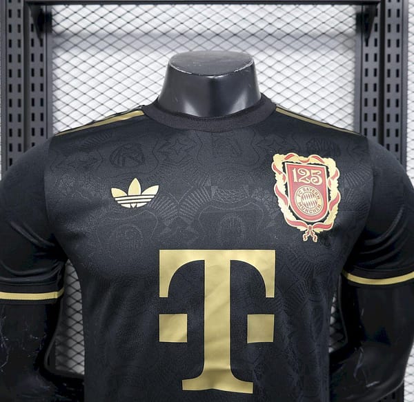 2024/25 Player Version Bayern Munich 125 Anniversary Black Jersey - Image 3